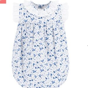 Dondolo 9M Floral Bubble with Ruffled Sleeves